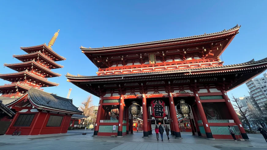 淺草寺外部一隅景觀照
