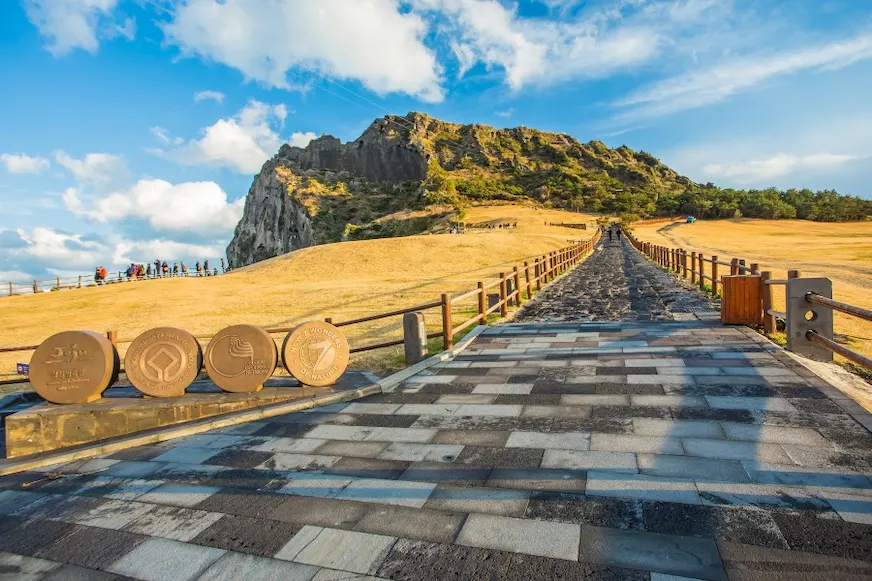 濟洲島上的一隅風景