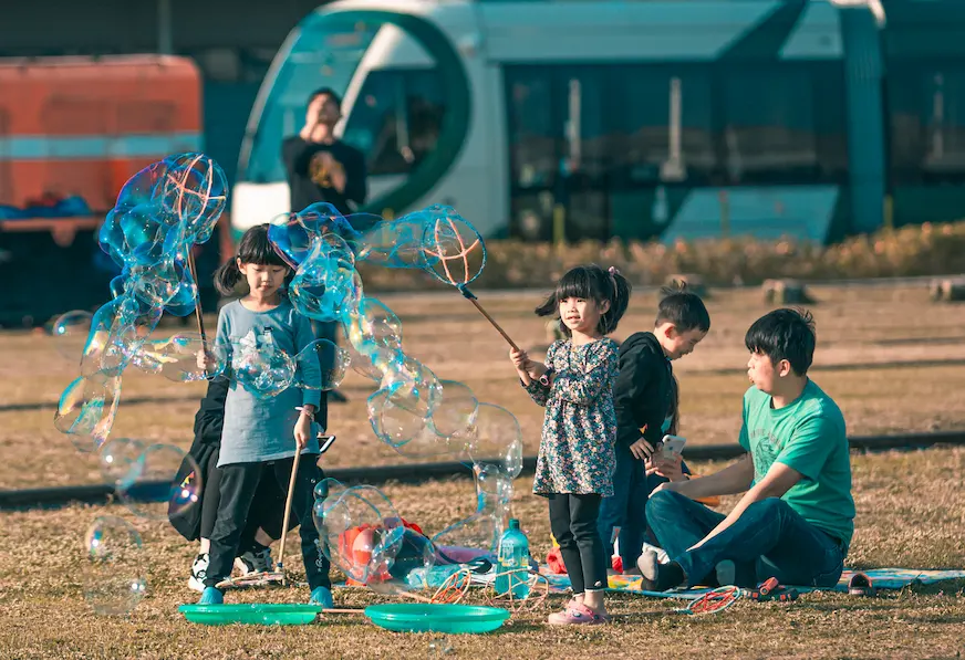 哈瑪星鐵道園區景觀照