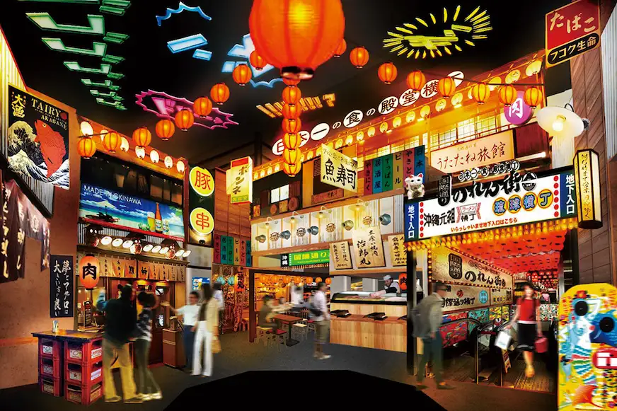 沖繩國際通橫町夜景