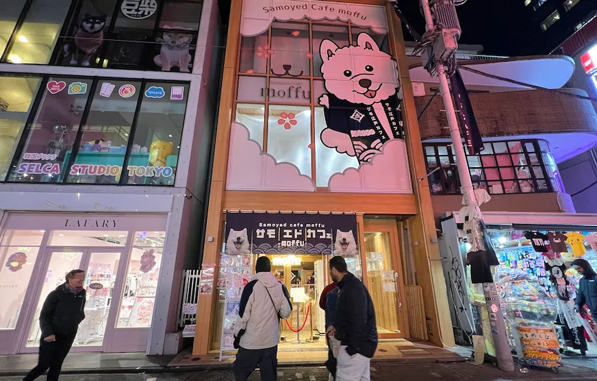 薩摩耶咖啡廳竹下通店外觀
