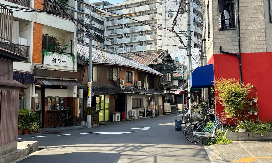 大阪中崎町街道景觀照