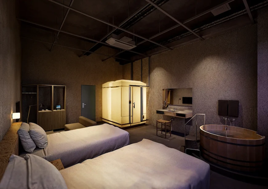 「島泊／島飯／島湯」內部住宿空間