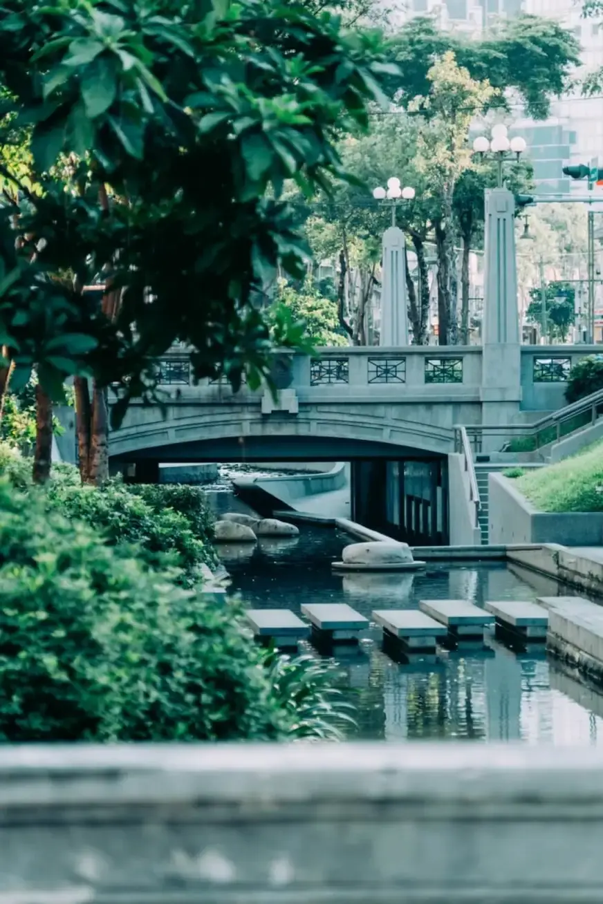 新盛綠川水岸廊道景觀照