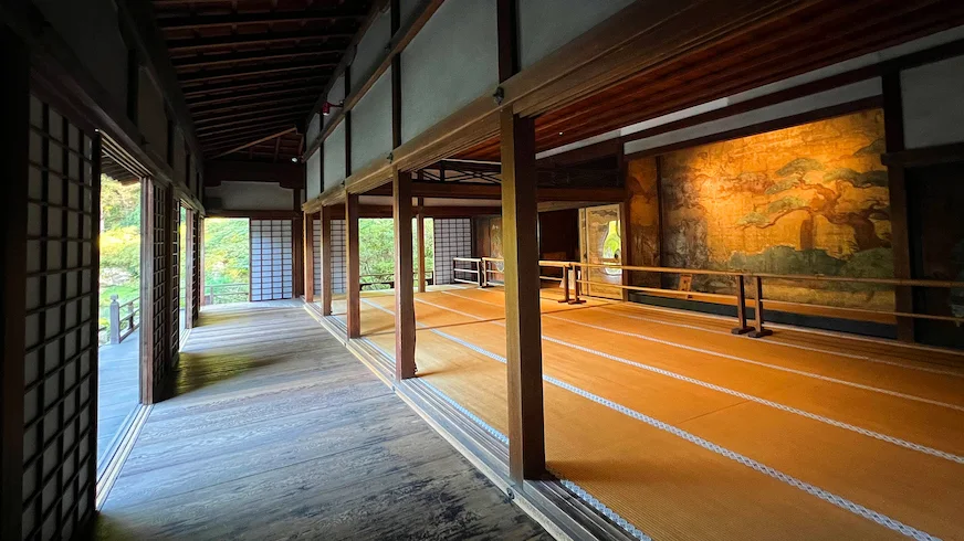 京都青蓮院內部裝潢