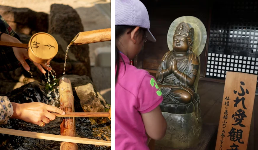 參拜的許願儀式