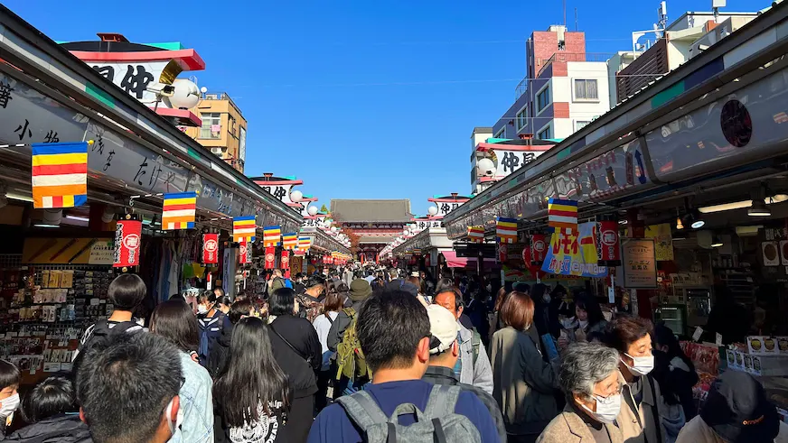 淺草寺商圈順遊取景地 : 仲見世通商店街