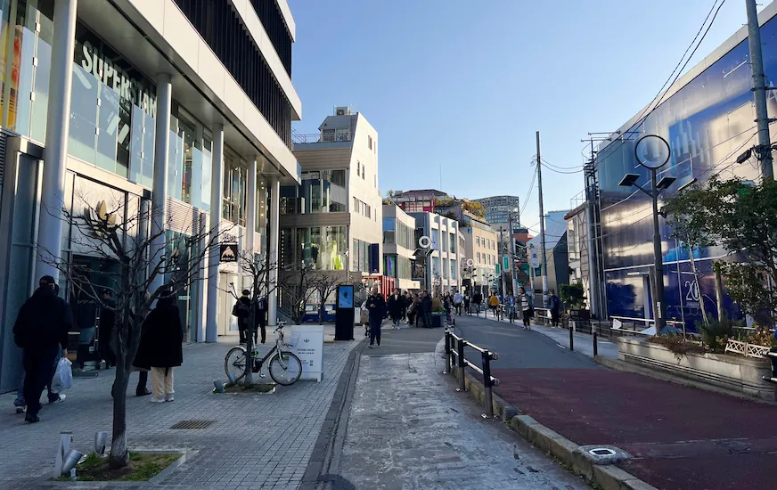 原宿街頭景觀照