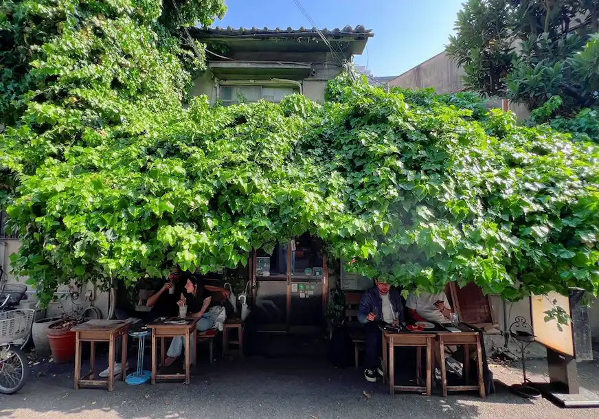 大阪中崎町Salon de AManTO 天人咖啡外觀照