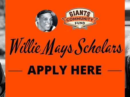 Apply! Willie Mays Scholars | Giants Community Fund | San Francisco Giants