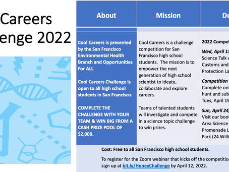2022 San Francisco High School Cool Careers Challenge Registration