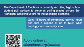 Volunteer as a High School Poll Worker