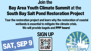 Join the Bay Area Youth Climate Summit & the South Bay Salt Pond Restoration Project