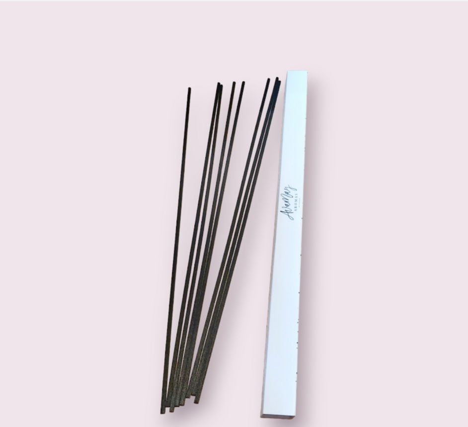 Thumbnail: 40cm extra long elegant black reed diffusers. 8 reeds 3cm thick. Come boxed