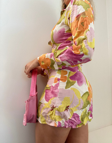 With Jean Kelly Shirt Dress In Tutti 
