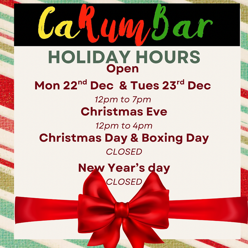 HOLIDAY HOURS