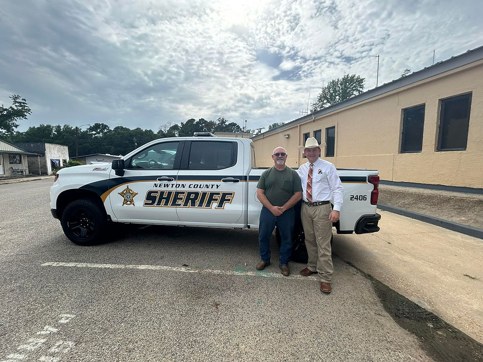 Deputy Sonny White and Sheriff Colton Havard