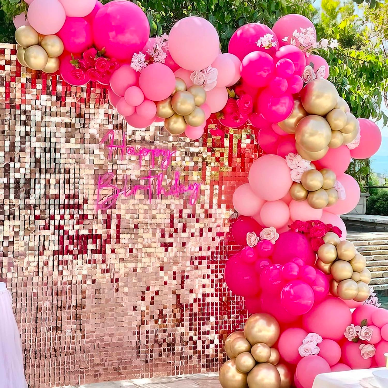 Galentine Balloon Arch Garland