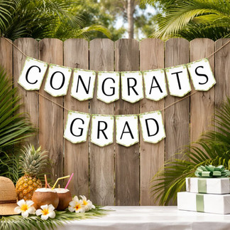 Tropical Graduation Garland
