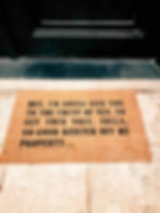 Home Alone Front Porch Door Mat