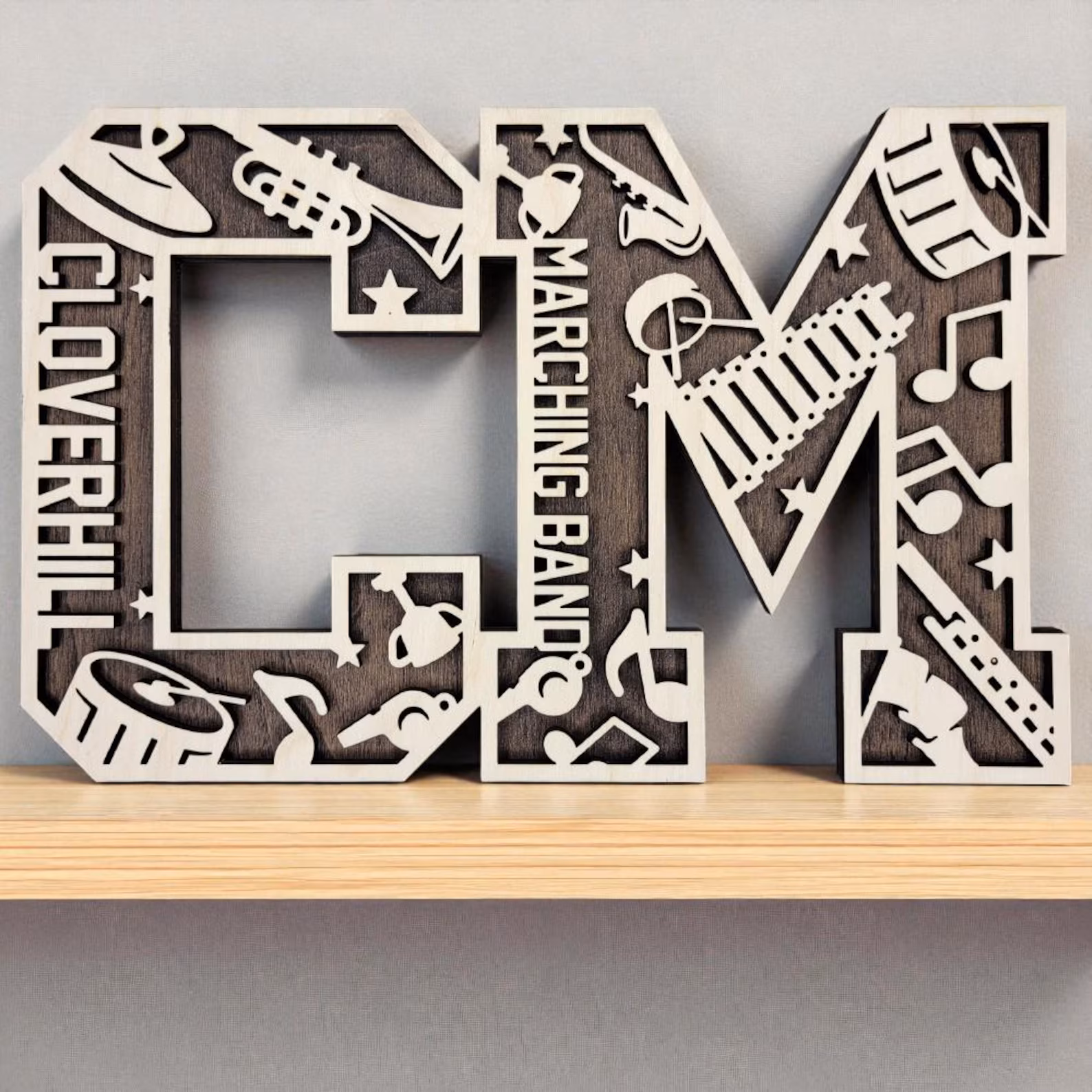 music grad sign initials