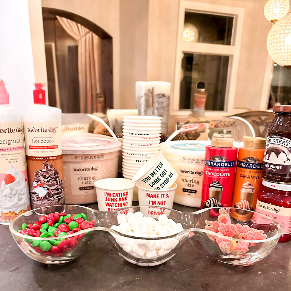 Home Alone Christmas Party dessert Idea