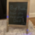 Elfmas Party Decoration Chalkboard sign