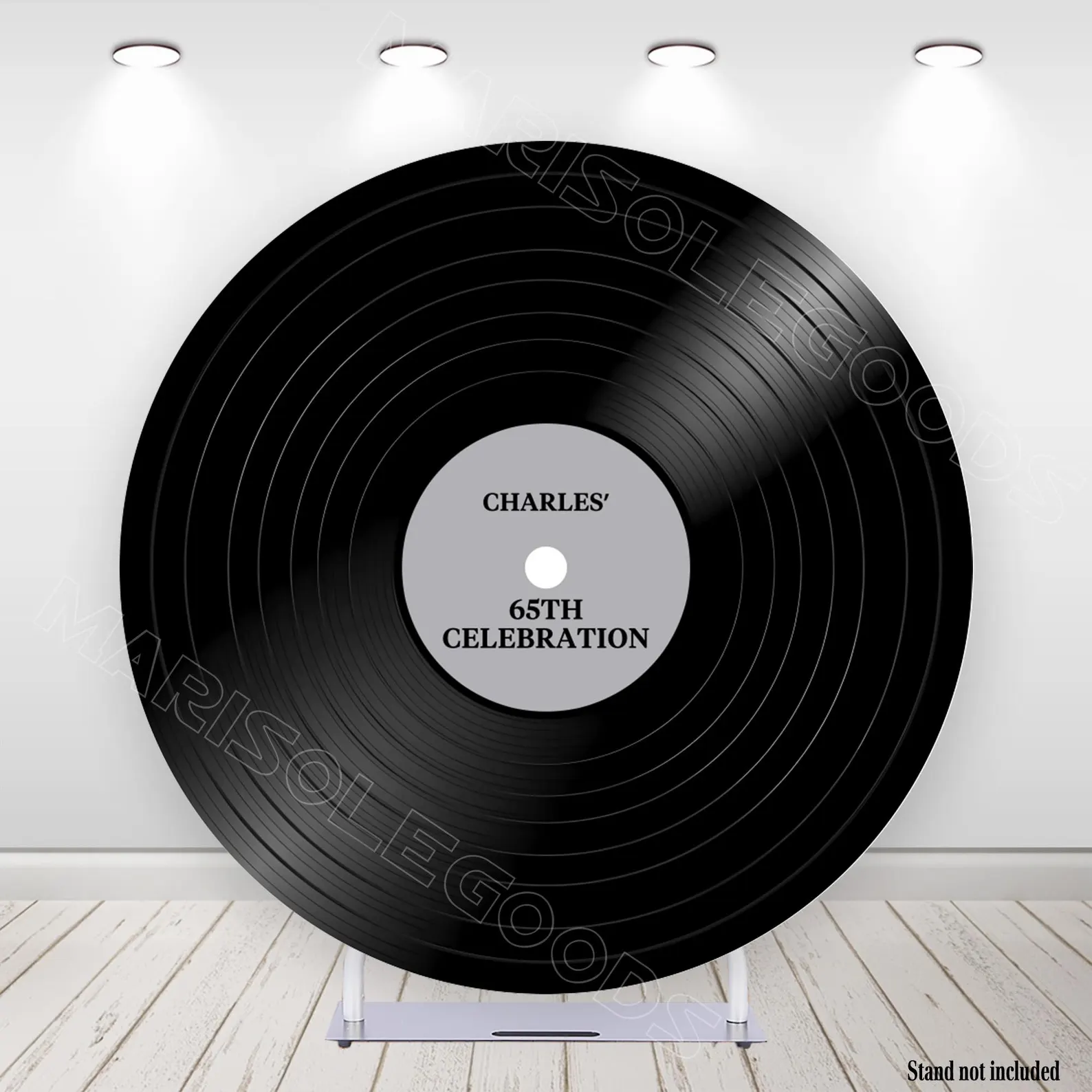 vinyl record backdrop cover