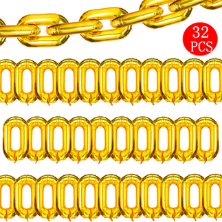 90s chain balloon decoration