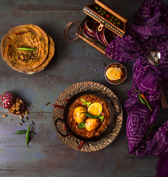 Egg Curry -Indian food Photography