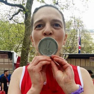 Heathfield at the 2015 London Marathon