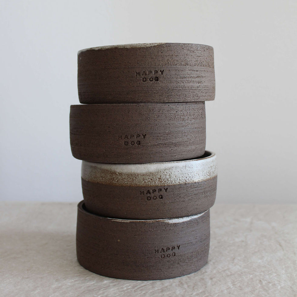 Sličica: PASJA/MAČJA SKLEDA RJAVO - BELA