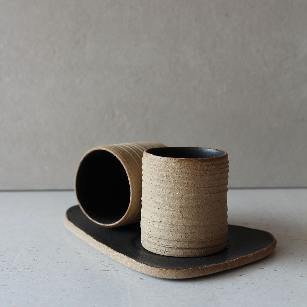 Sličica: ČRN ESPRESSO LONČEK/PODSTAVEK