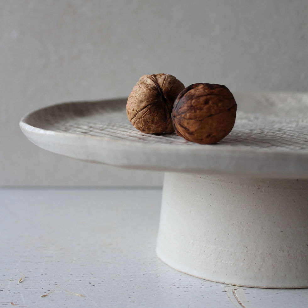 Sličica: CAKE STAND-WHITE MATTE