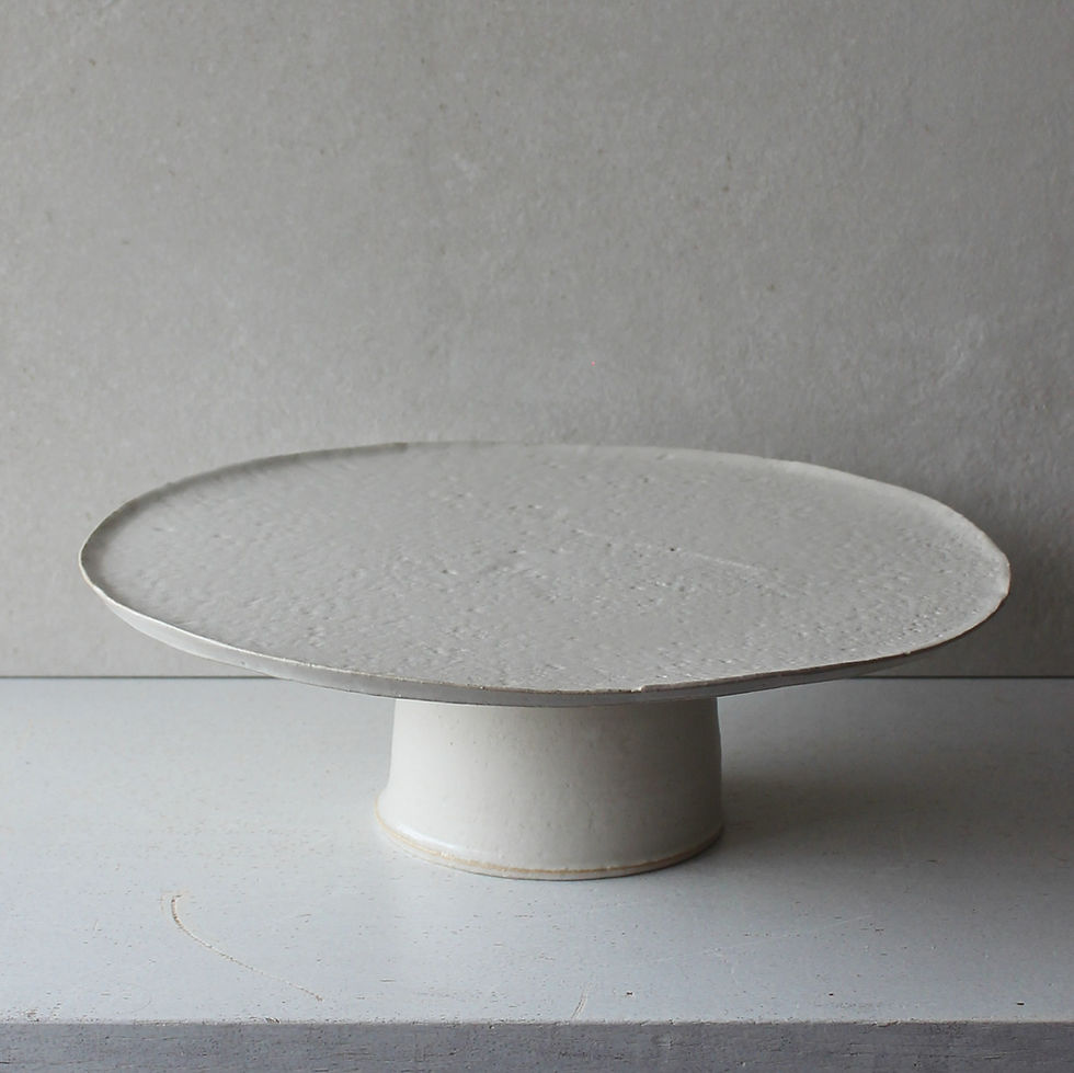 Thumbnail: CAKE STAND-WHITE MATTE