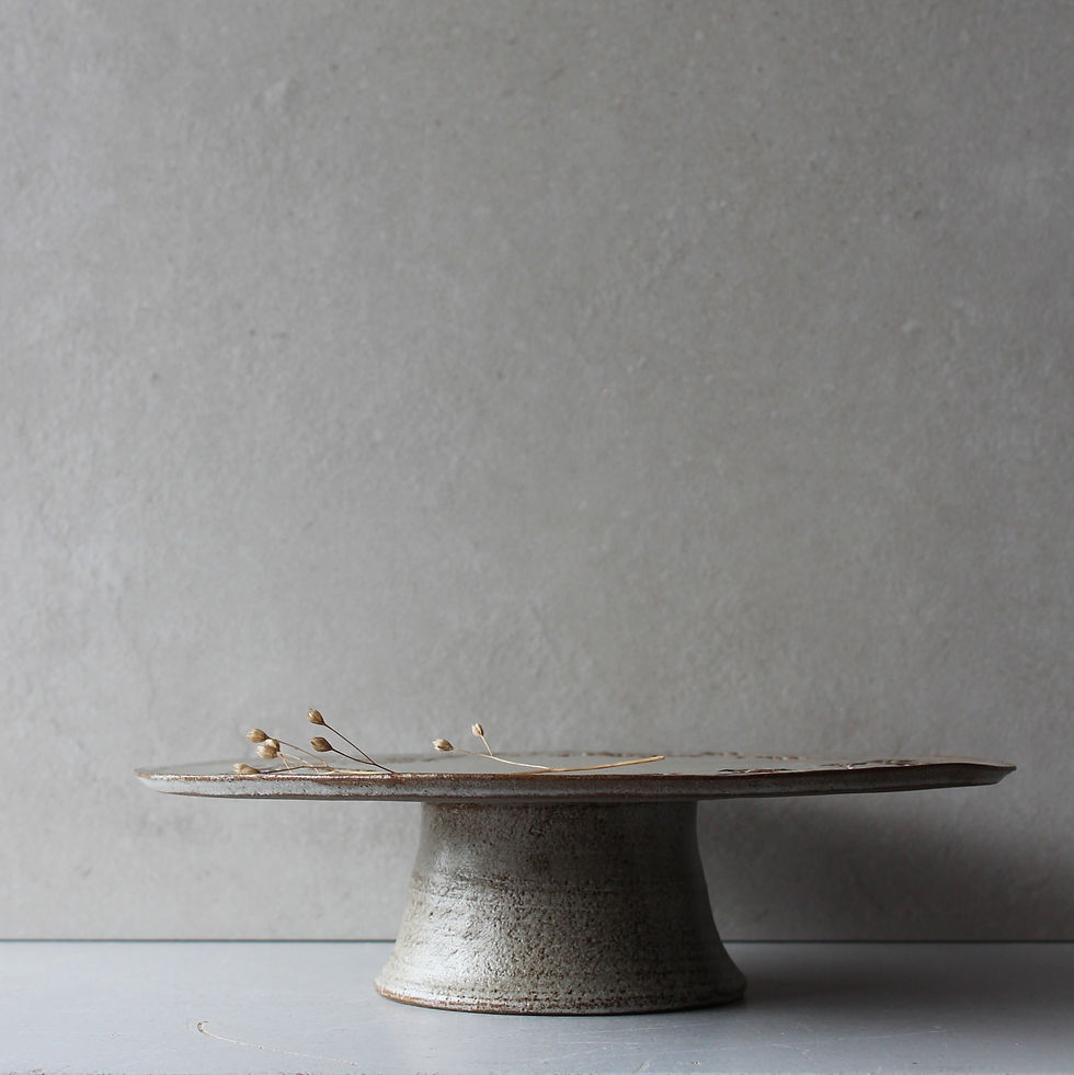 Thumbnail: CAKE STAND - BROWN