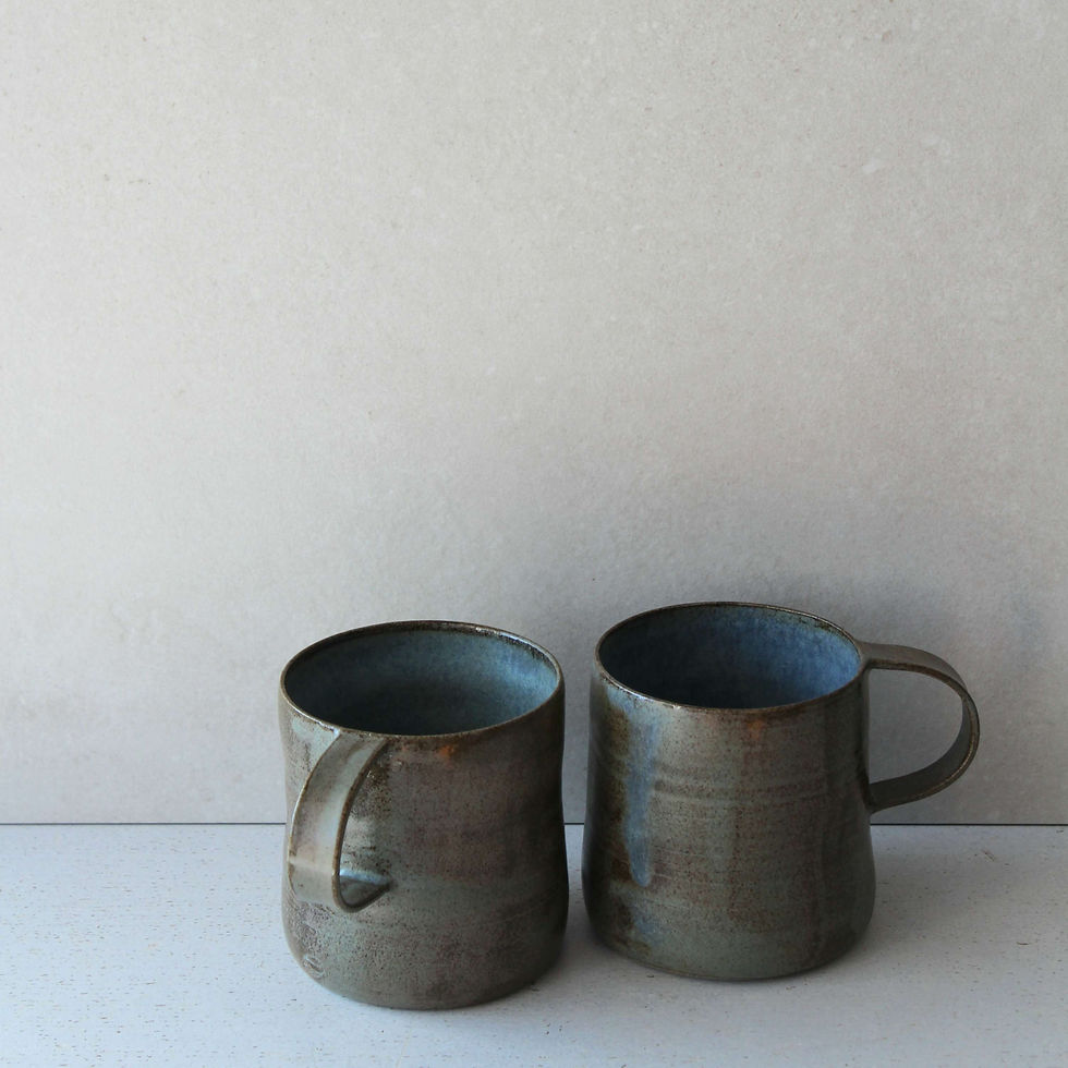 Thumbnail: MUG - BROWN/TURQUOISE