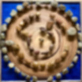 Abiquiu Art Gallery. Labrynth.