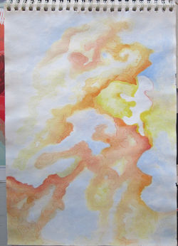 Stains, inkt, aquarel