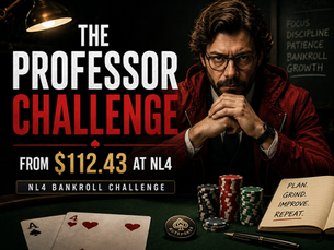 Can You Still Build a Poker Bankroll from NL4 in 2026? The Professor Challenge Begins