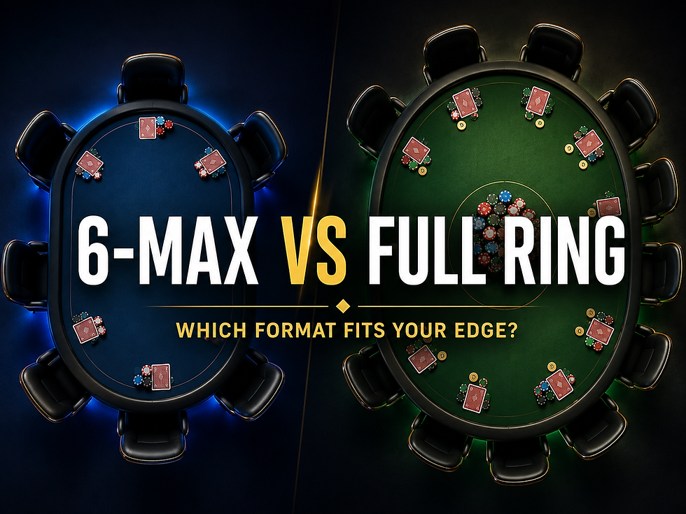 6-Max vs Full Ring Poker: Why 8-Max and 9-Max Ante Games Still Matter Online