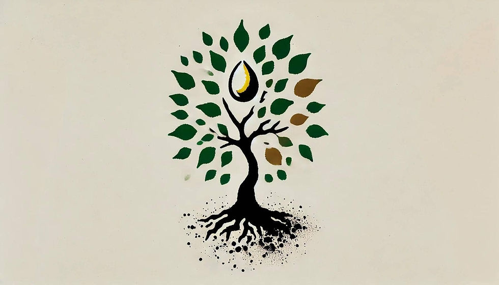 Close-up of a small seed held in a hand, symbolizing simplicity and potential growth.