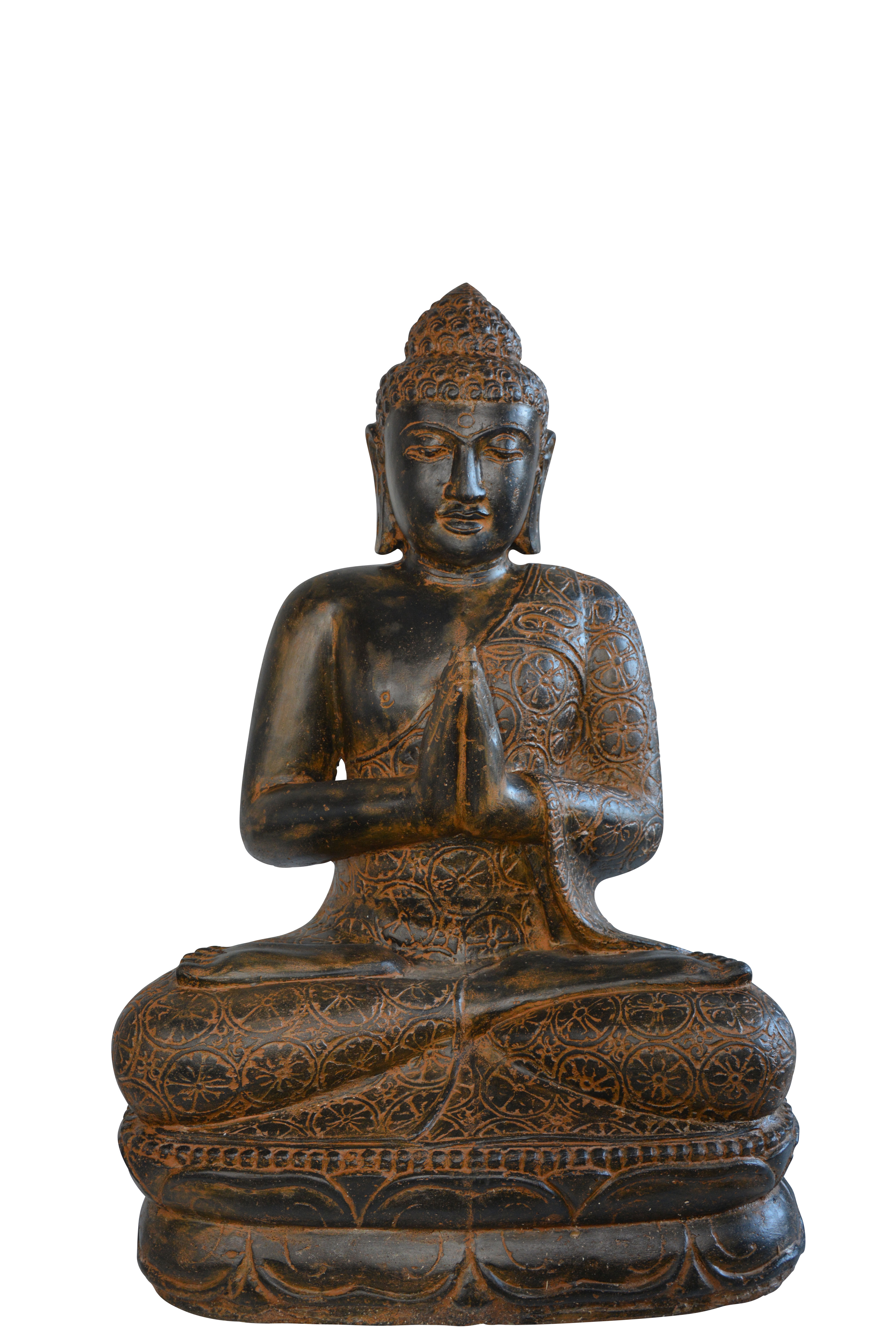 Bouddha assis 150 cm "A" Salutation