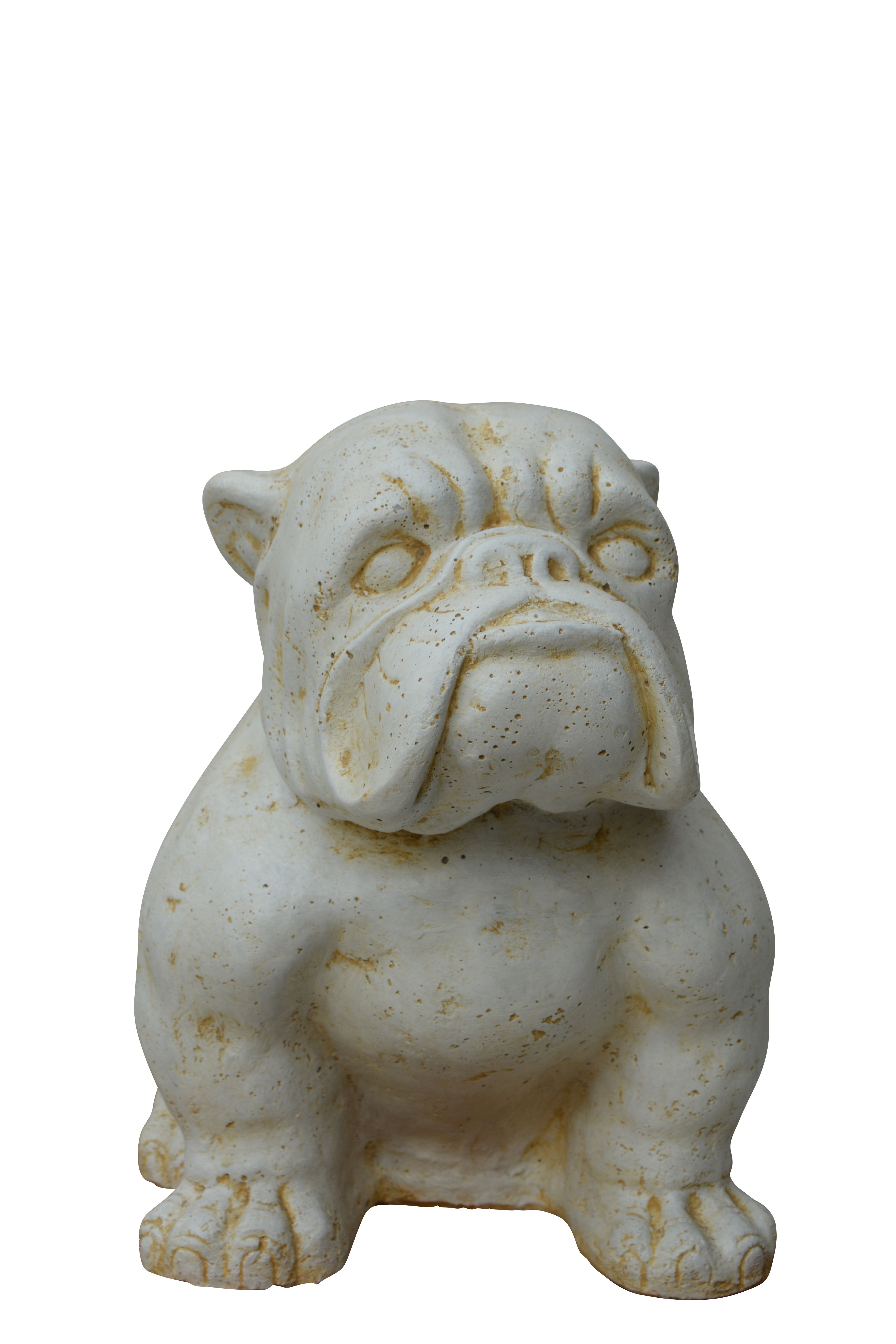 Chien Buldog 40 cm (white)