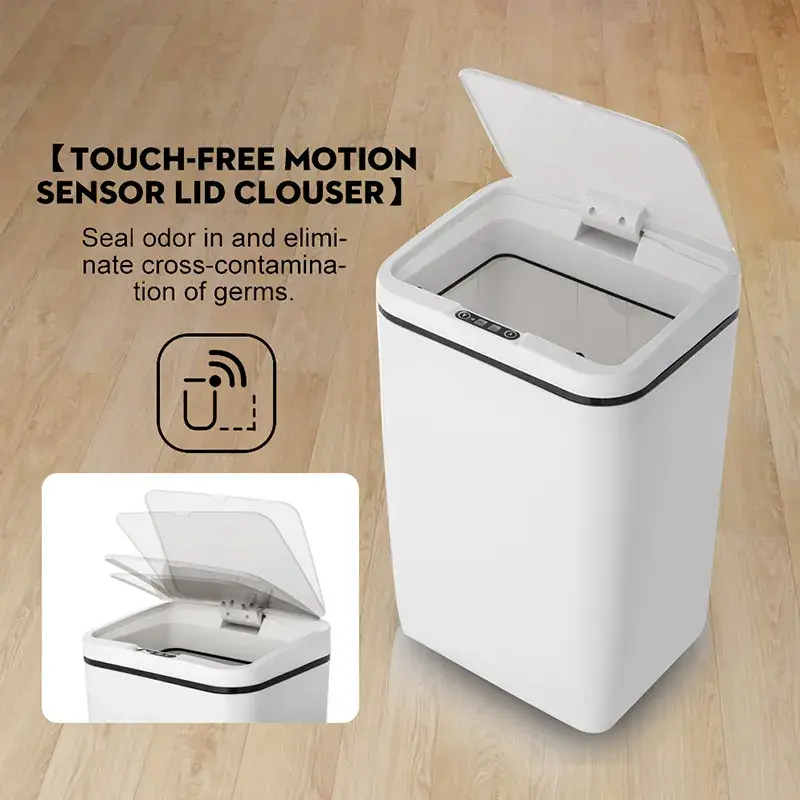 Miniatura: Automatic Touchless Intelligent Induction Motion Sensor Kitchen Trash Can Wide