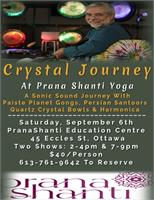 Crystal Journey in Concert with David Hickey at PranaShanti