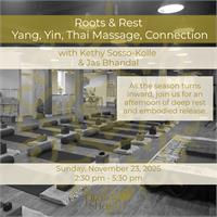 Roots & Rest | Yang, Yin, Thai Massage at PranaShanti Yoga
