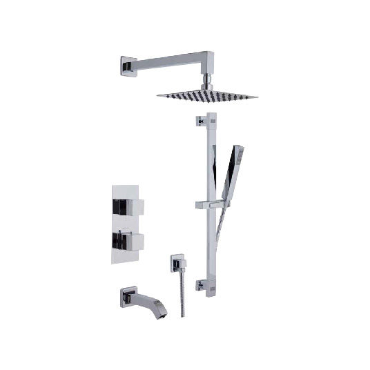 Thumbnail: Shower Faucet With Hand Shower Tub Set