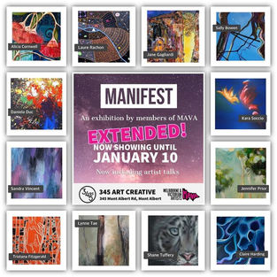 Manifest painting exhibits extended until January 10.