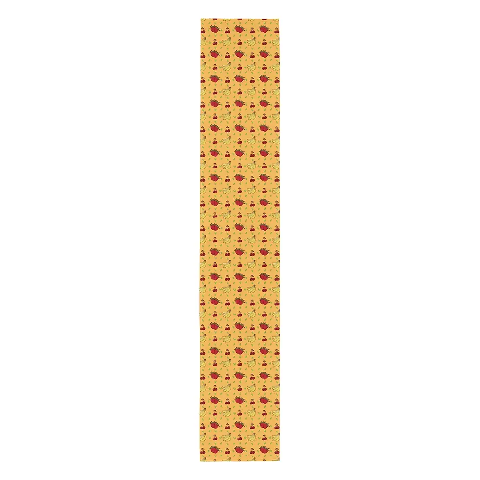 Thumbnail: Vertical patterned strip with small natural motifs